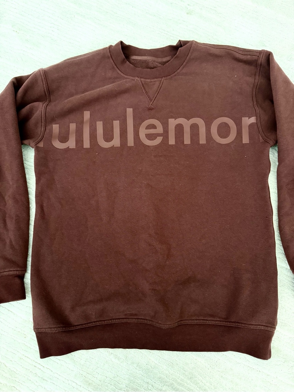 lululemon athletica Brown Crewneck Sweatshirt